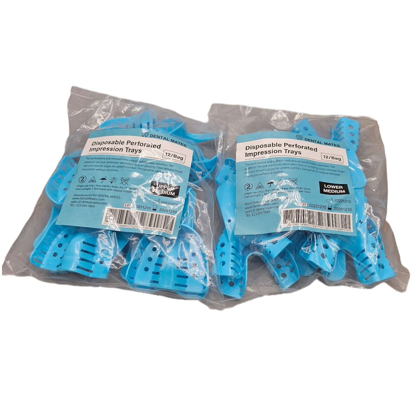 Disposable Dental Bite Trays impression trays 12pcs