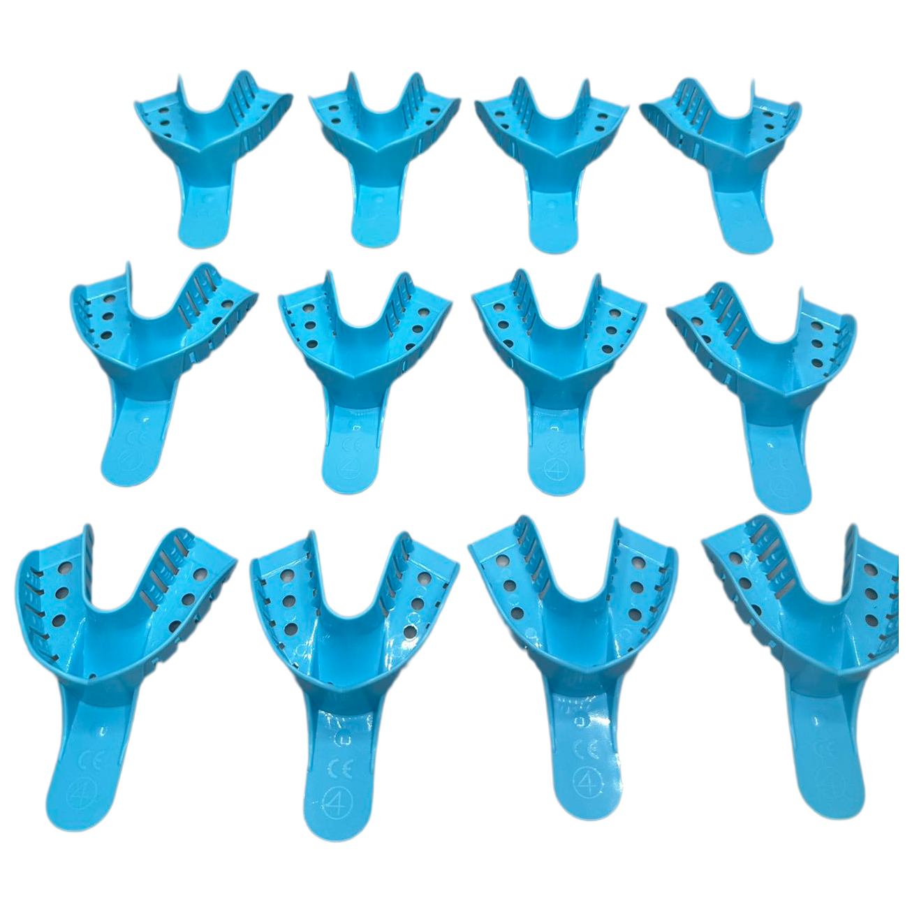 Disposable Dental Bite Trays impression trays 12pcs