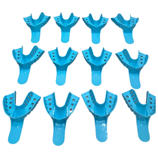 Disposable Dental Bite Trays impression trays 12pcs