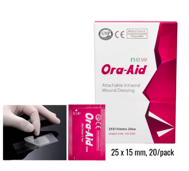 Ora-Aid Attachable Intraoral Wound Dressing 15X25 (20 per box)