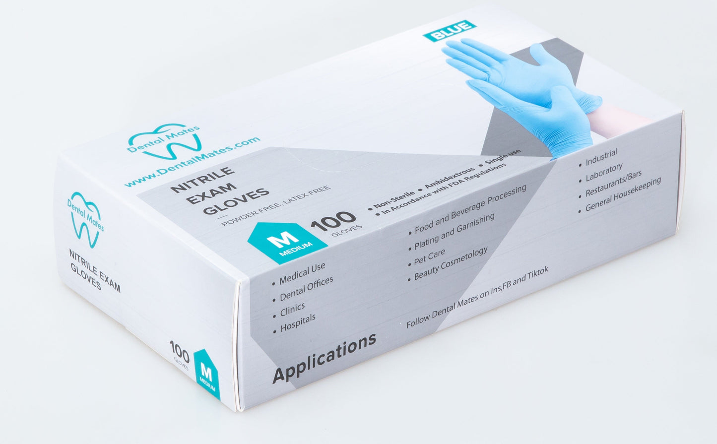 Disposable Nitrile Gloves - 4mil 1,000pcs per Case